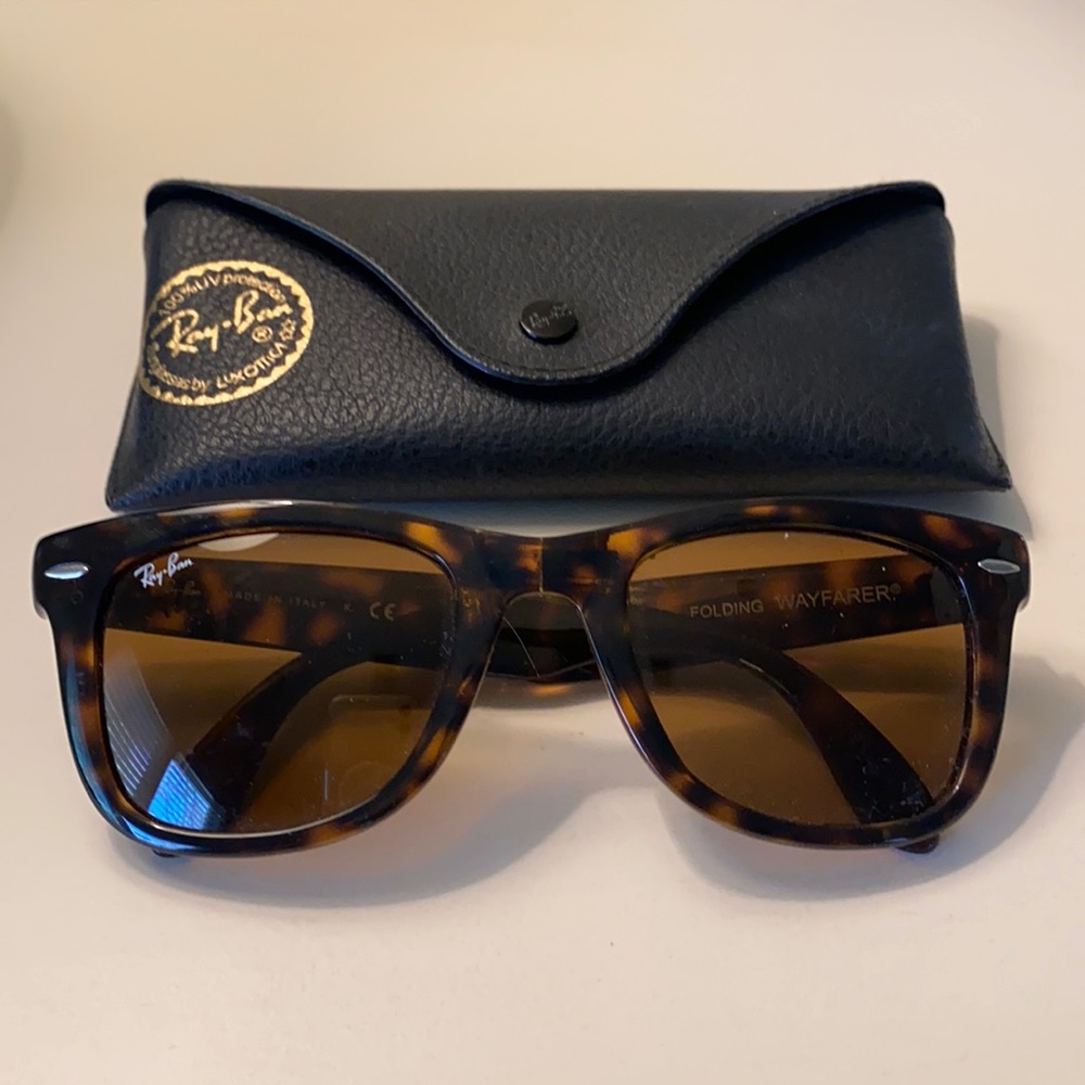 RayBan Folding Wayfarers